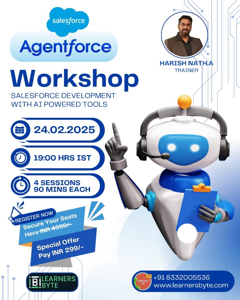 Social media ad of our Agentforce workshop